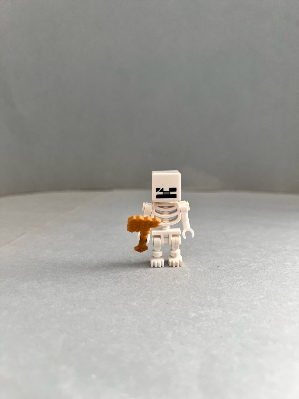 Lego Minecraft Skeleton Minifigure with Sword